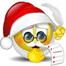 Emoticon 3d navidad