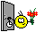 Emoticon amor besos corazones