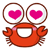 Emoticon cangrejo