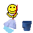 Emoticon casa comida bano