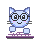 Emoticon gato chino