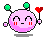 Emoticon gifs kaos rosado