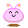 Emoticon gifs kaos rosado