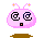 Emoticon gifs kaos rosado