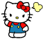 Emoticon hello kitty