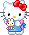 Emoticon hello kitty