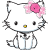 Emoticon hello kitty