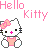 Emoticon hello kitty