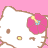 Emoticon hello kitty
