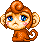 Emoticon monita animada