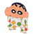 Emoticon shin chan