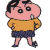 Emoticon shin chan