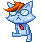 Emoticon zorrito divertido