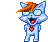Emoticon zorrito divertido