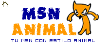 Logo Msn Animal, Emoticones y Avatares